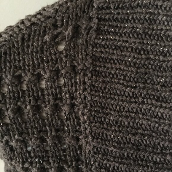 [H&M] Sparkly Brown Knit Shrug | S | Good - Picture 8 of 11